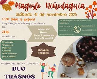 Magosto de Niñodaguia en Xunqueira de Espadanedo