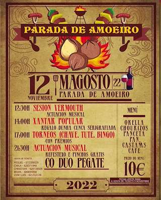 Magosto de Parada en Amoeiro