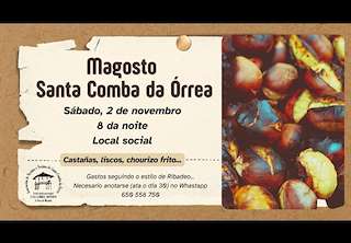 Magosto de Santa Comba da Órrea en Riotorto