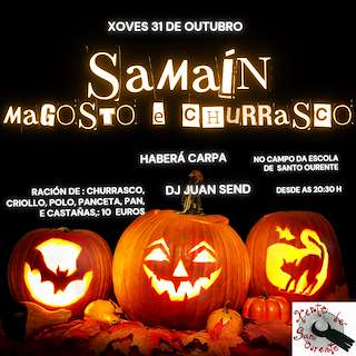 Magosto e Samaín de Santo Ourente en Outes