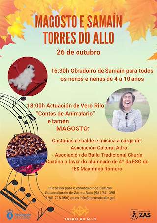 Magosto nas Torres do Allo  en Zas