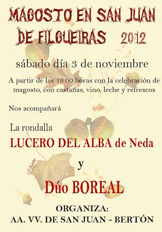 Magosto de San Juan de Filgueiras (2025) en Ferrol