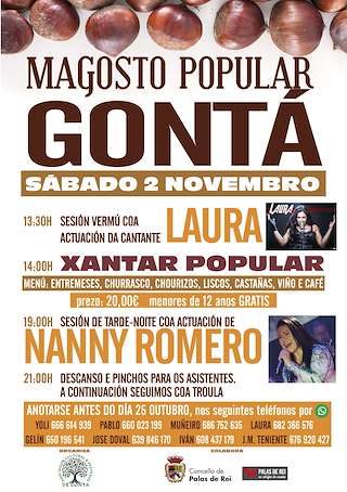 Magosto Popular de Gontá en Palas de Rei