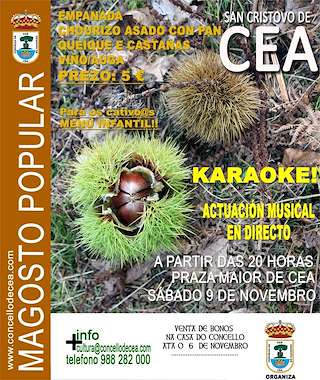 Magosto Popular en San Cristovo de Cea