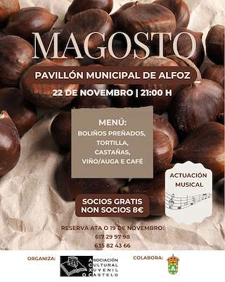 Fechas, información, programa, cartel, imágenes, mapa y ubicación de Magosto (2025)  en  Alfoz