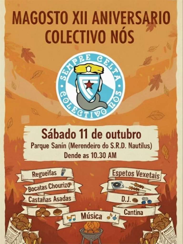 Magosto XII Aniversario Colectivo Nós en Vigo