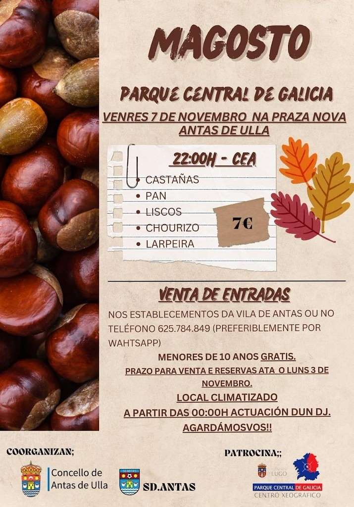 Magosto  en Antas de Ulla