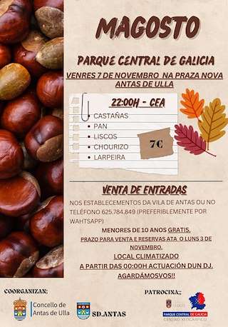 Fechas, información, programa, cartel, imágenes, mapa y ubicación de Magosto  (2025) en Antas de Ulla