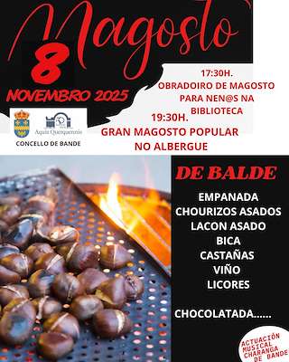Fechas, información, programa, cartel, imágenes, mapa y ubicación de Magosto (2025) en Bande