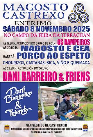 Fechas, información, programa, cartel, imágenes, mapa y ubicación de Magosto Castrexo  en  Entrimo