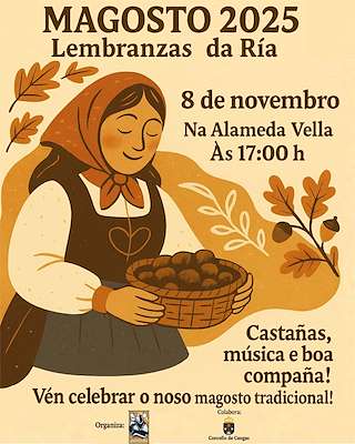 Fechas, información, programa, cartel, imágenes, mapa y ubicación de Magosto da AC Lembranzas da Ría (2025)  en  Cangas