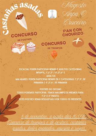 Fechas, información, programa, cartel, imágenes, mapa y ubicación de Magosto da Anpa O Cruceiro (2025)  en  Sanxenxo