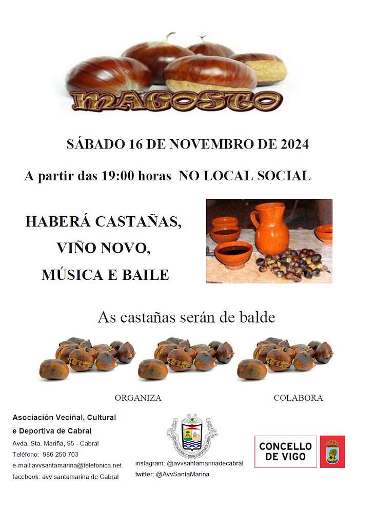 Magosto da Asociación Veciñal de Cabral en Vigo