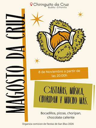 Fechas, información, programa, cartel, imágenes, mapa y ubicación de Magosto da Cruz (2025)  en  O Porriño
