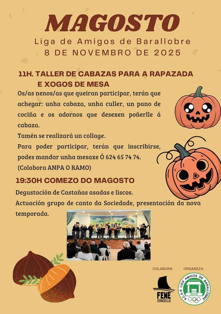 Magosto da Liga de Amigos de Barallobre en Fene