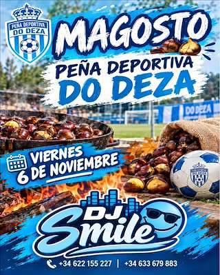 Fechas, información, programa, cartel, imágenes, mapa y ubicación de Magosto da Peña Deportiva do Deza (2026)  en  Lalín