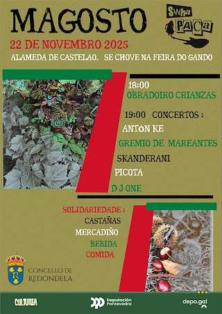 Fechas, información, programa, cartel, imágenes, mapa y ubicación de VII Magosto da Sinha Paca (2025) en Redondela