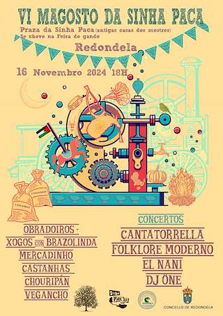 Fechas, información, programa, cartel, imágenes, mapa y ubicación de VI Magosto da Sinha Paca  en  Redondela