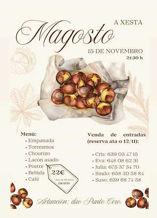 Fechas, información, programa, cartel, imágenes, mapa y ubicación de Magosto da Xesta (2025)  en  Lalín