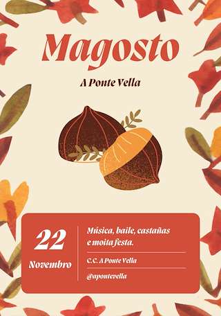 Fechas, información, programa, cartel, imágenes, mapa y ubicación de Magosto de A Ponte Vella (2025)  en  Teo