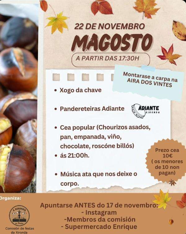 Magosto de A Xironda en Cualedro