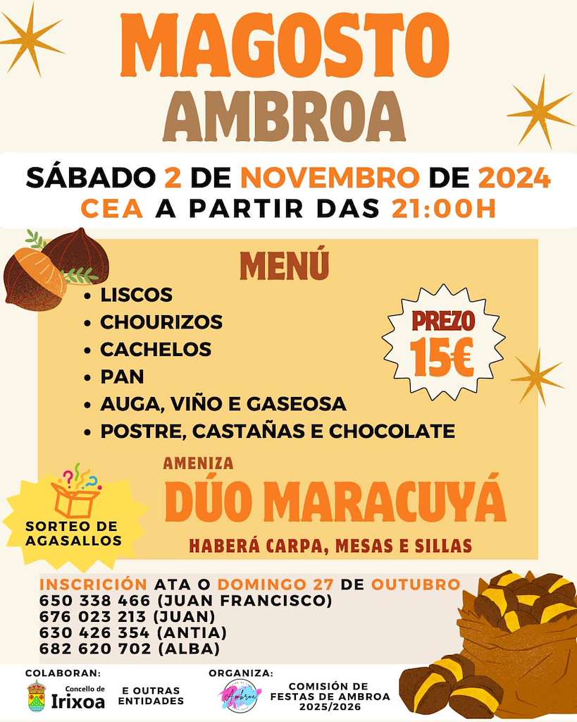 Magosto de Ambroa en Irixoa
