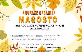 Fechas, información, programa, cartel, imágenes, mapa y ubicación de Magosto de Amuraxe (2025)  en  Xermade