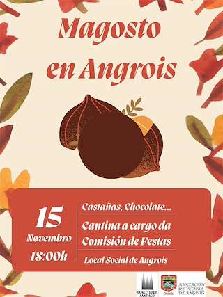 Fechas, información, programa, cartel, imágenes, mapa y ubicación de Magosto de Angrois (2025)  en  Santiago de Compostela