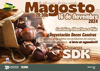 Fechas, información, programa, cartel, imágenes, mapa y ubicación de Magosto de As Mimosas de Carracido (2025)  en  O Porriño