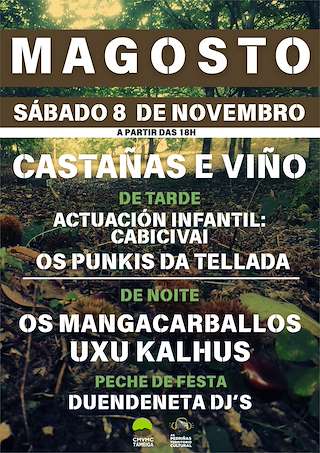 Fechas, información, programa, cartel, imágenes, mapa y ubicación de Magosto de As Pedriñas (2025) en Mos