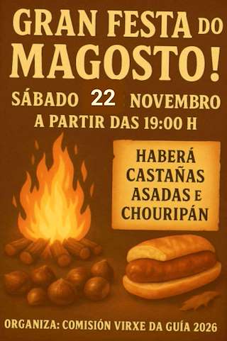 Fechas, información, programa, cartel, imágenes, mapa y ubicación de Magosto de Atios  en  O Porriño
