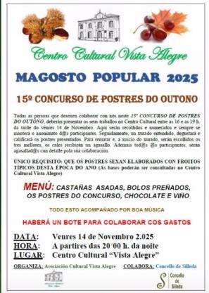 Fechas, información, programa, cartel, imágenes, mapa y ubicación de Magosto de Bandeira (2025)  en  Silleda