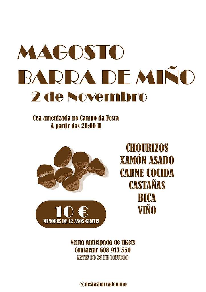 Magosto de Barra de Miño en Coles