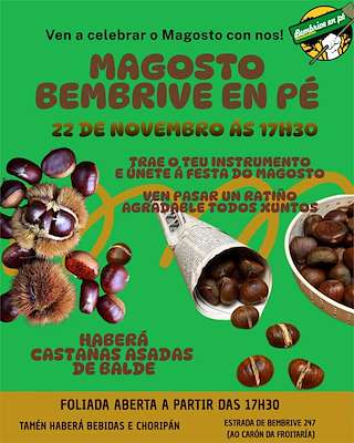 Fechas, información, programa, cartel, imágenes, mapa y ubicación de Magosto de Bembrive (2025) en Vigo