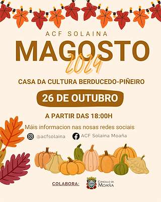 Fechas, información, programa, cartel, imágenes, mapa y ubicación de Magosto de Berducedo - Piñeiro  en  Moaña