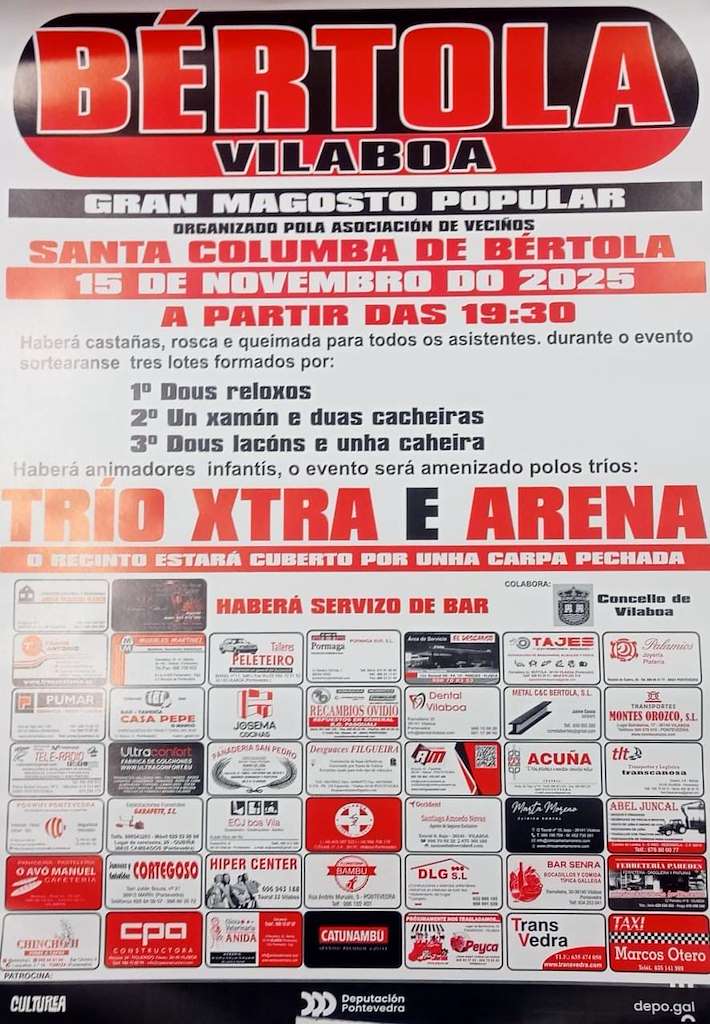 Magosto de Bértola  (2025) en Vilaboa