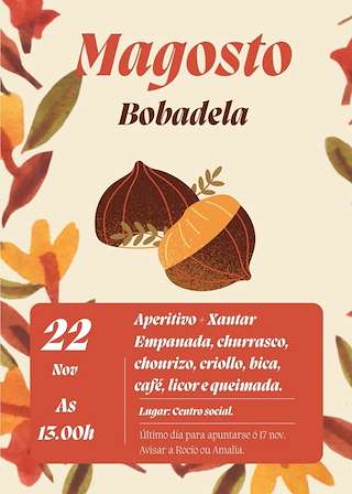 Fechas, información, programa, cartel, imágenes, mapa y ubicación de Magosto de Bobadela (2025)  en  Xunqueira de Ambía