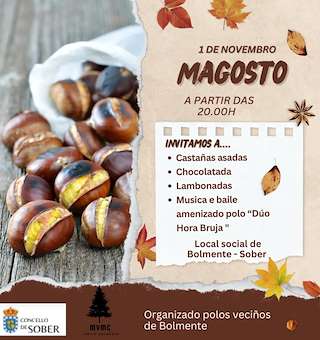 Fechas, información, programa, cartel, imágenes, mapa y ubicación de Magosto de Bolmente  (2025)  en  Sober