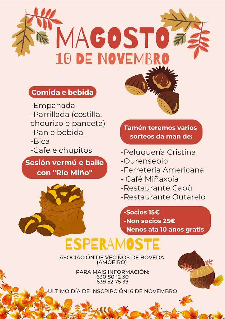 Magosto de Bóveda en Amoeiro
