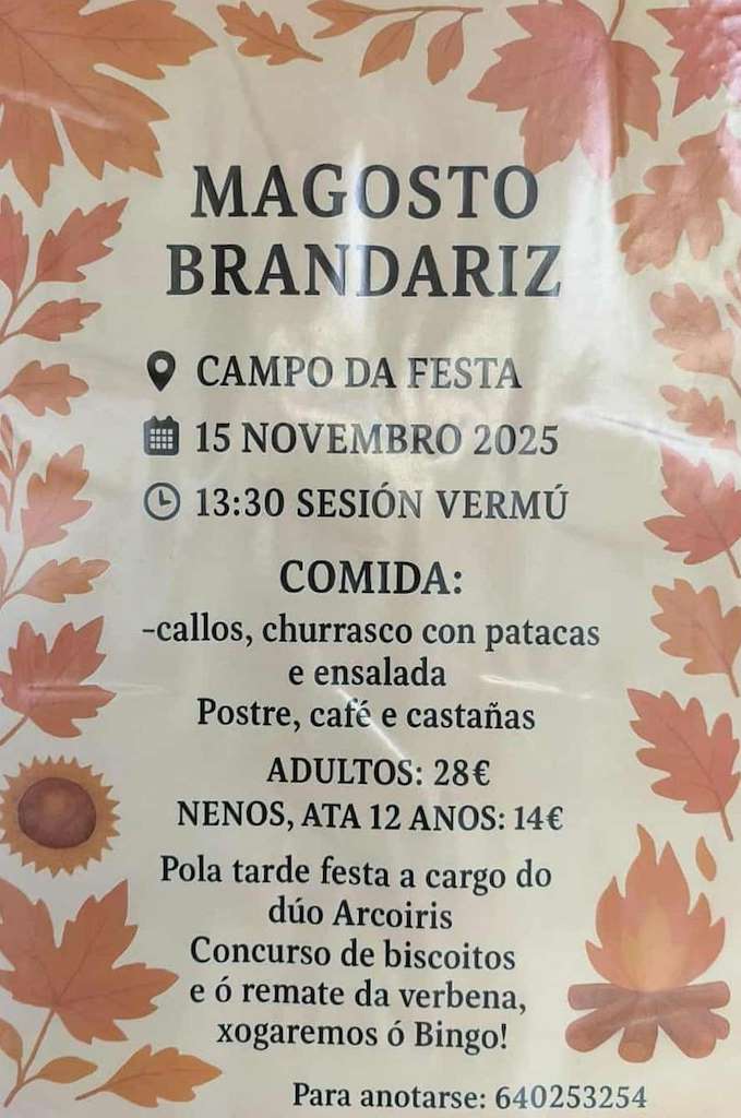 Magosto de Brandariz en Vila de Cruces