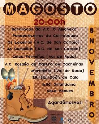 Fechas, información, programa, cartel, imágenes, mapa y ubicación de Magosto de Cacheiras (2025) en Teo