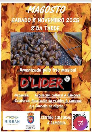 Fechas, información, programa, cartel, imágenes, mapa y ubicación de Magosto de Camos (2025) en Nigrán
