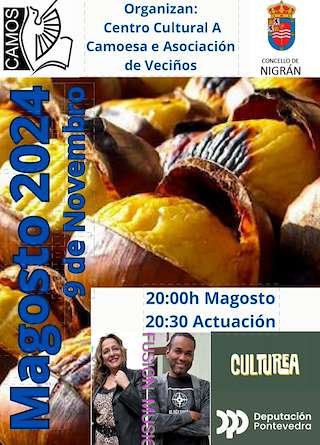 Fechas, información, programa, cartel, imágenes, mapa y ubicación de Magosto de Camos (2025)  en  Nigrán