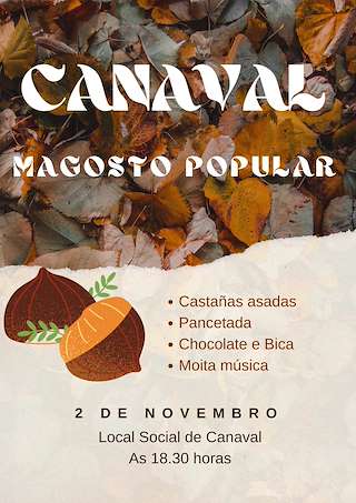 Fechas, información, programa, cartel, imágenes, mapa y ubicación de Magosto de Canaval (2025)  en  Sober