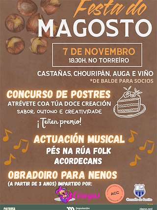 Fechas, información, programa, cartel, imágenes, mapa y ubicación de Magosto de Cans (2026)  en  O Porriño