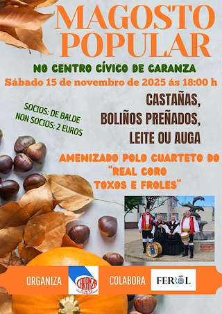 Fechas, información, programa, cartel, imágenes, mapa y ubicación de Magosto de Caranza  (2025)  en  Ferrol