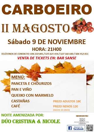Fechas, información, programa, cartel, imágenes, mapa y ubicación de III Magosto de Carboeiro (2025)  en  Silleda