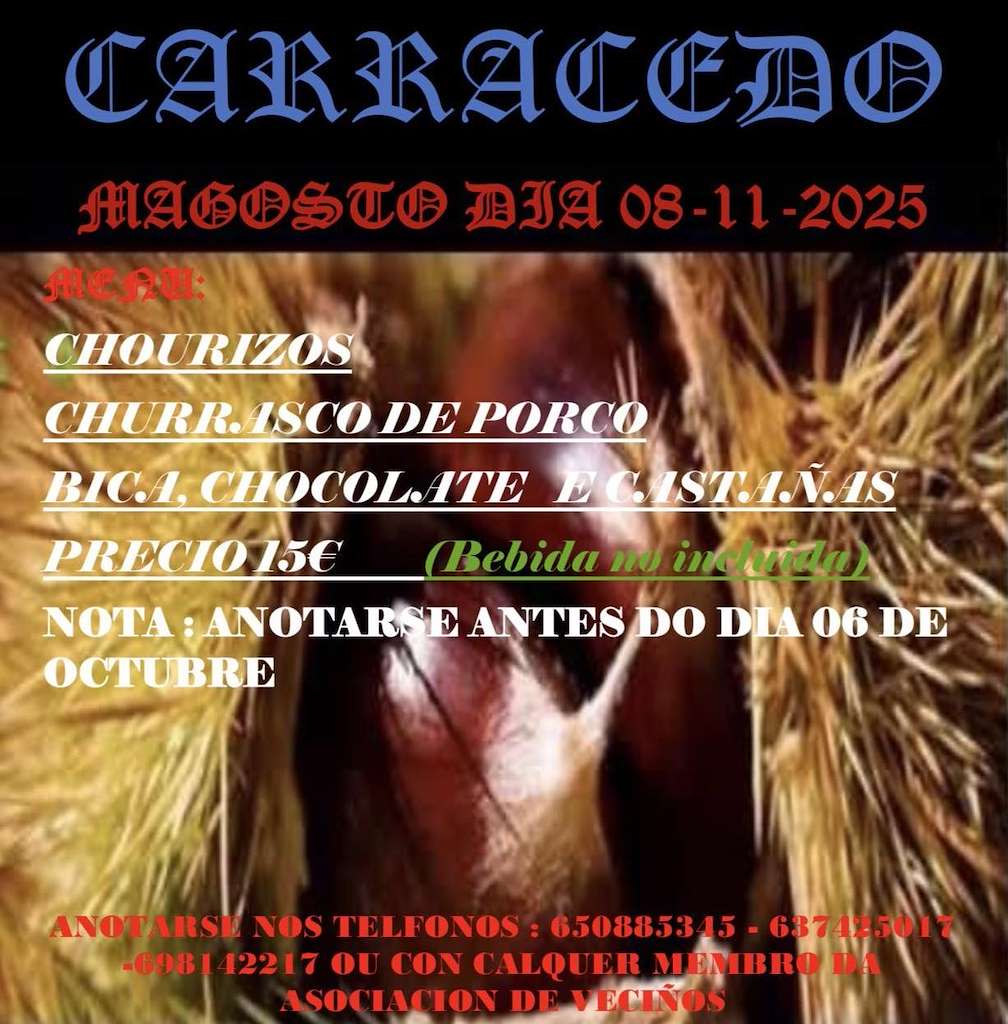 Magosto de Carracedo en A Peroxa