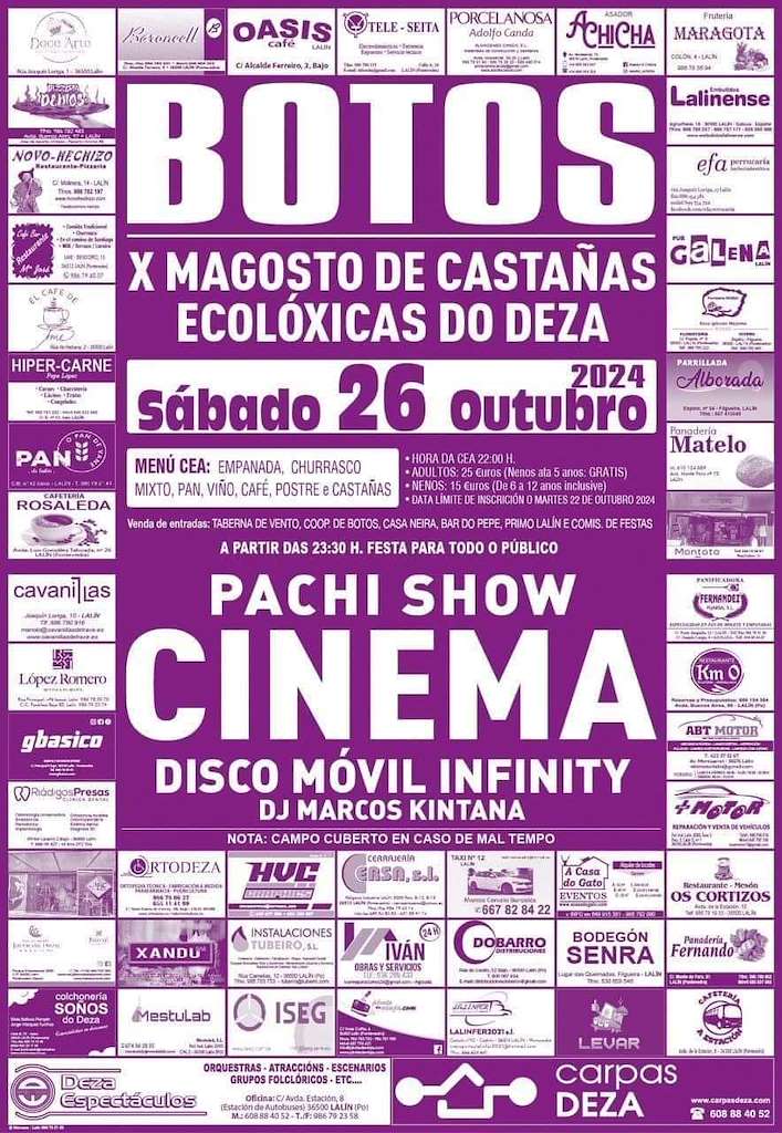 VIII Magosto de Castañas Ecolóxicas do Deza en Lalín