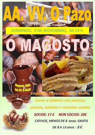 Fechas, información, programa, cartel, imágenes, mapa y ubicación de Magosto de Cima de Vila (2025)  en  Amoeiro